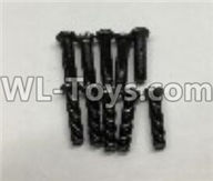 Wltoys 18405 Parts-A303-30 Round Head machine screws(M2.5x10)-10pcs,Wltoys 18405 RC Crawler Car Spare Parts Replacement Accessories,1:18 18405 4wd RC rock racing car Parts,On Road Drift Racing Truck Car Parts
